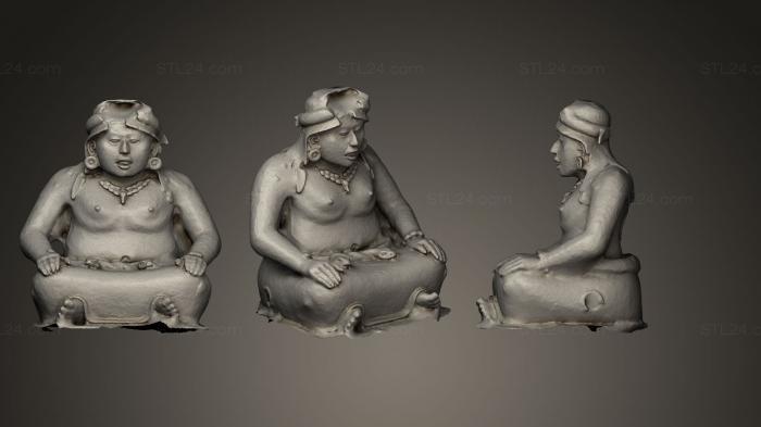 Статуэтки и статуи разные (Чиуатеотль, STKR_0126) 3D модель для ЧПУ станка